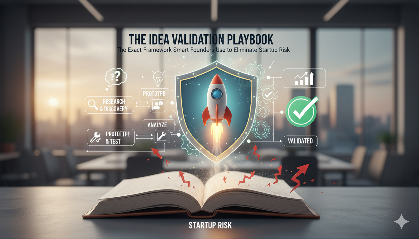 The Idea Validation Playbook: The Exact Framework Smart Founders Use to Eliminate Startup Risk