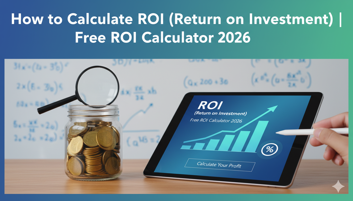 How to Calculate ROI (Return on Investment) | Free ROI Calculator 2026
