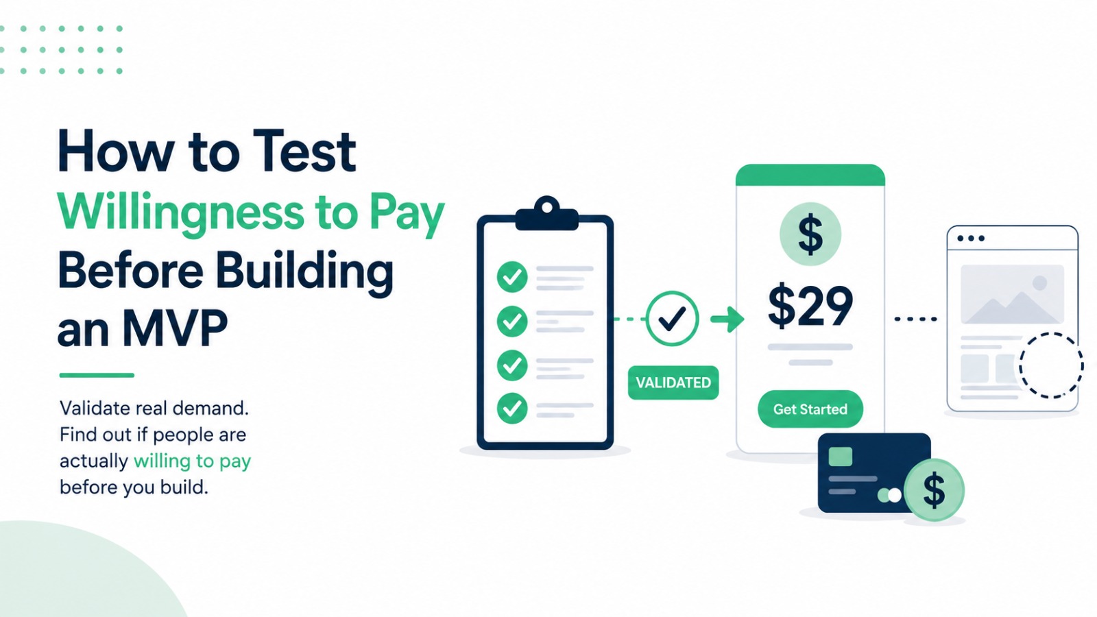 How to Test Willingness to Pay Before Building an MVP